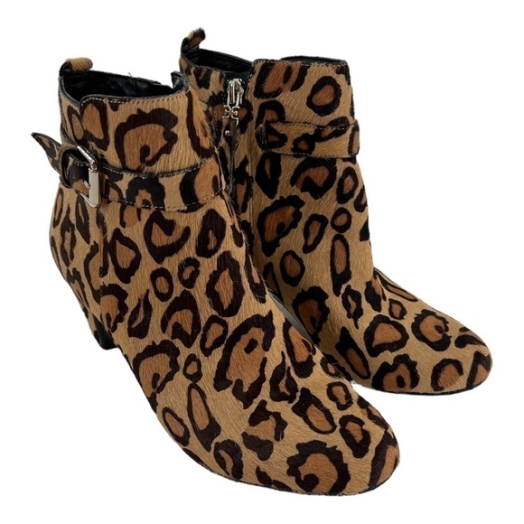 Sam Edelman Mandi Animal Print Bootie Size 7.5 M - Picture 3 of 15